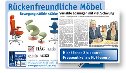 dreieck gesundes sitzen